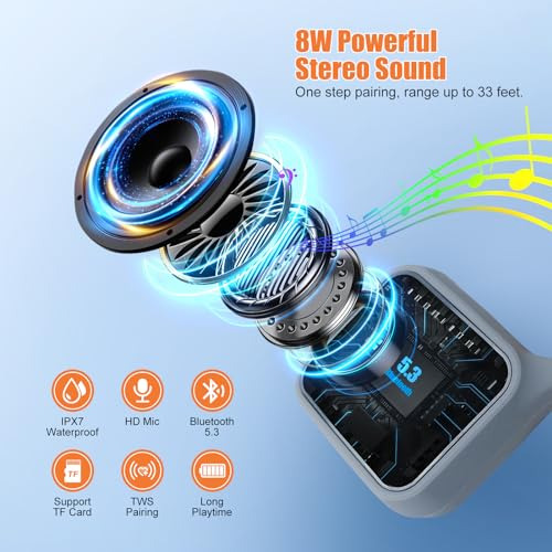 Altavoz Portátil Bluetooth Resistente Al Agua Con Sonido Pot