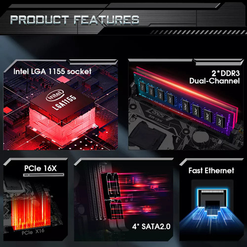 Zx Placa Base Pci-e Nvme Vga Compatible With Hdmi 16x .