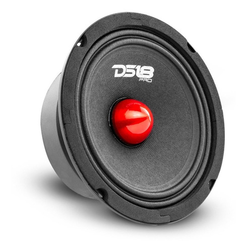 DS18  PRO-GM6.4B Bocina 6.5" Medio Rango con Bala 140 Watts RMS, 4 Ohm - 1 Unidad