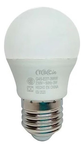 Lampara Led Gota 3w E27 G45 Tbcin Luz Dia O Luz Calida 120