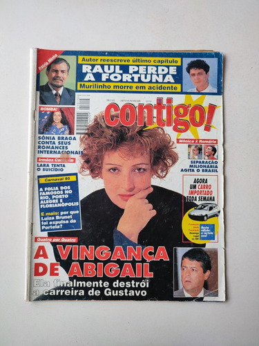 Revista Contigo Sônia Braga Sandra Bréa Luiza Brunet Betty 