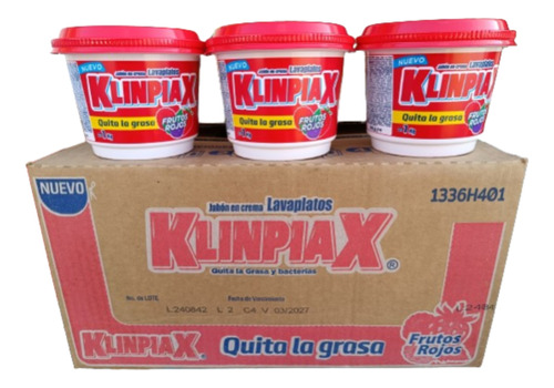 Lavaplatos Klinpiax Fragancia Nuevo Frutos Rojos De 1 Kg, Ca