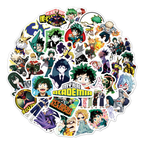 - 50 Pegatinas De Anime De My Hero Academia All Might