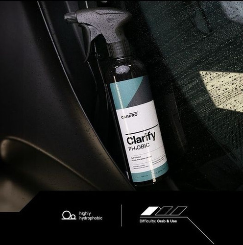 Carpro Ph2obic 500ml - Sellador De Vidrios Hidrofóbico