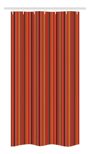 Ambesonne Cortina De Ducha Con Puesto Geométrico, Líneas Ver