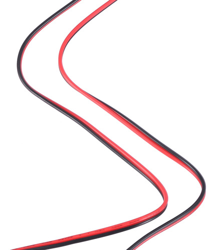 Cable Awg De Alambre Con Cremallera Rojo Y Negro, Calibre 20