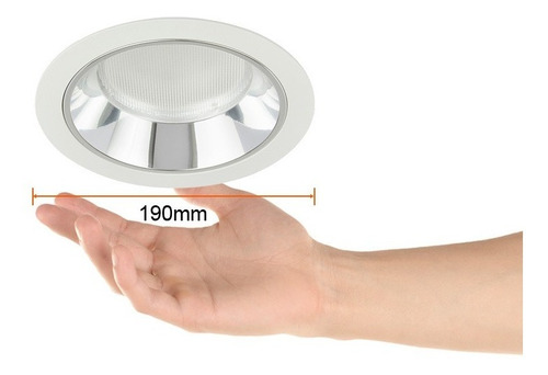 Imagen 6 de 7 de Bala Led Blanco, Atenuable 25w, Luz Neutra, Interior
