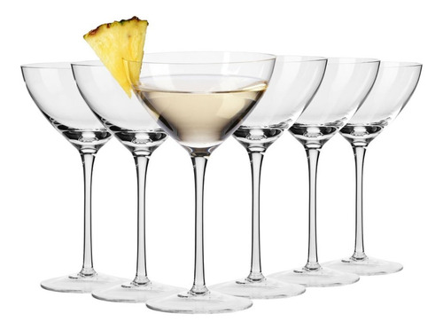 Copa De Martini Cristal Cóctel Krosno Línea Harmony Set X6u