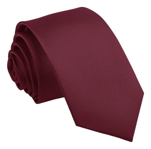 Corbata Guinda | Textura Microcuadros