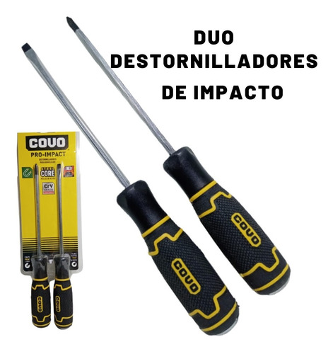 Duo Destornilladores De Impacto Demolicion Covo