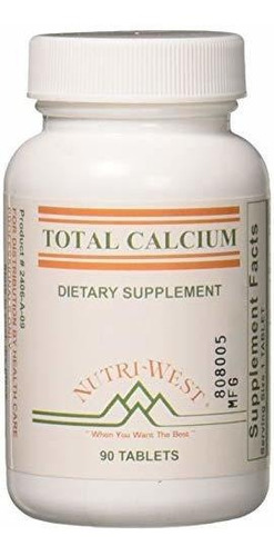 Suplemento Mineral De Cal Nutri-west - Calcio Total - 90 Por