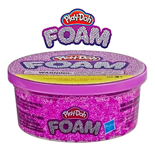 Masa Play Doh Foam Pote Individual 91 Gr Vs Colores Cadia