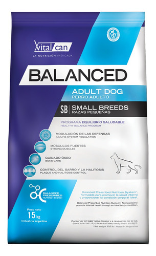 Balanced Perro Adulto Raza Pequeña X 15kg