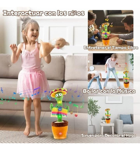A@gift Shop Cactus Bailarin, Cactus Que Habla Y Repite Con
