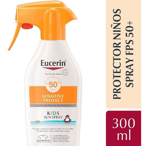 Eucerin Sun Fps50 Spray Kids Trigger X 300 Ml