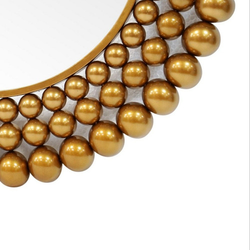 Espejo Globe Color Dorado 70 Cm