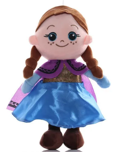 4 Frozen Elsa Anna Princess Olaf Sven Muñeca Peluche Juguete