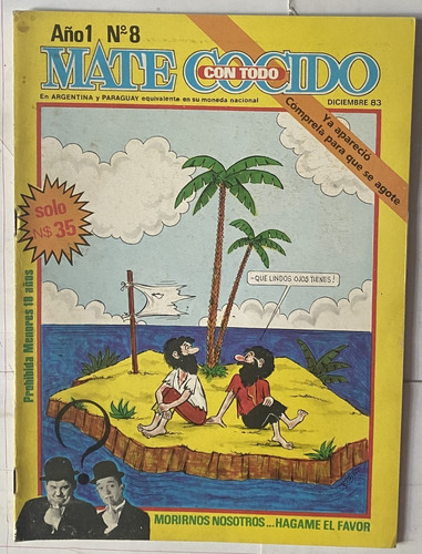 Mate Cocido, Nº 8 / Humor Uruguayo, 1983 / X7