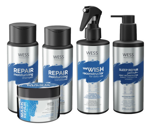 Wess Repair Sh+cd 250ml+wewish 260ml+mask 180g + Sleep 250ml