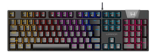 Teclado Gamer Mecânico Royal Score Preto Warrior - Tc313