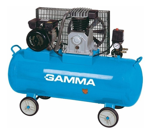 Compresor 3hp Correa Gamma Tanque 150 Lt Monofasico Kit Aire