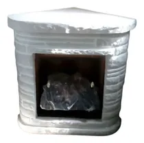 Comprar Hogar A Gas Esquinero De 0.80mts Con Leños De 5000 Calorias