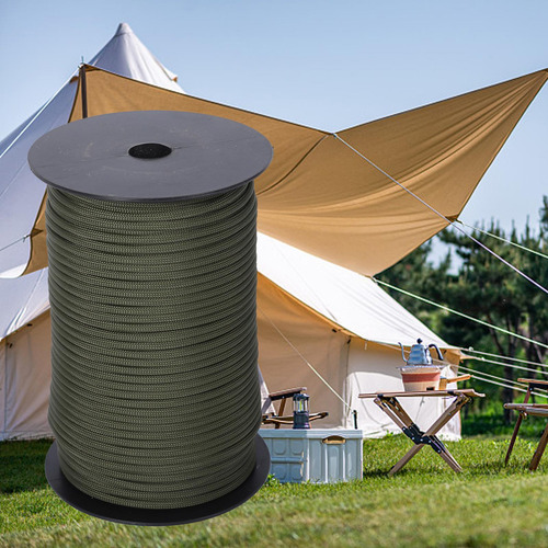 Paracord Cuerda Para Acampar Supervivencia Verde Oscuro