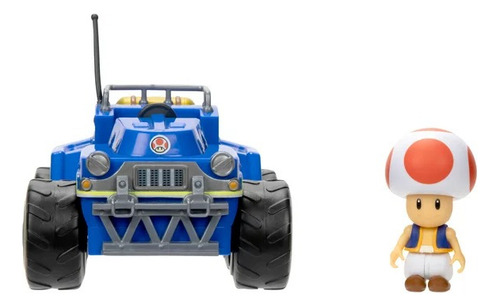 Super Mario Bros La Pelicula - Toad Con Kart De Friccion