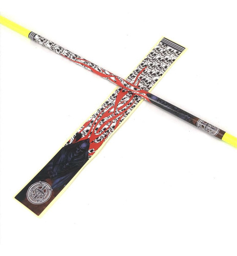 12 Pcs Envoltura De Flecha De Tiro Con Cráneo Y Rojo