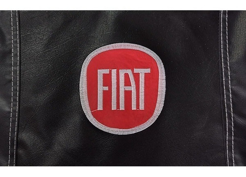 Funda Cubre Asiento Cuerina Con Logo Fiat Ford Vw Citroen 