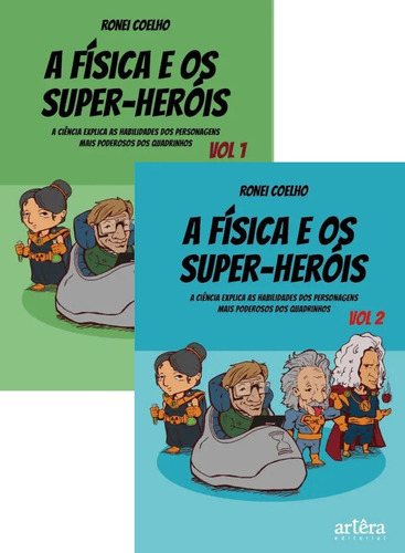 Livros A Física E Os Super-heróis Em 2 Volumes - 258 Pgs.
