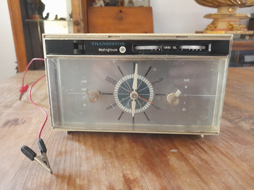 Vintage Radio Reloj Despertador Westinghouse