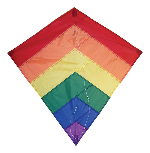 Cometa Diamante Arco Iris 30x30