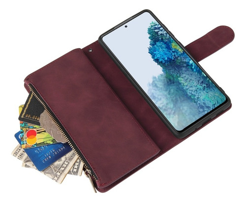 Funda Multifuncional Con Cremallera Para Samsung S21/note10+