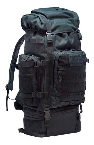 Mochila Mochilero Camping Tactica 70 Lts Camuflada Reforzada