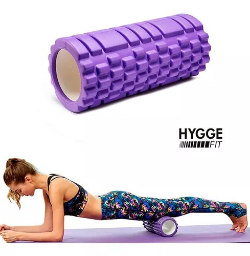 Rolo Rodillo Texturado Masajes Foam Roller Elongación 33cm