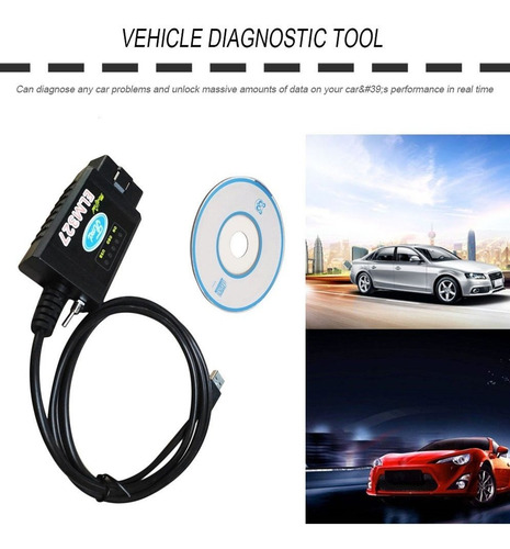 Escáner De Diagnóstico Modificado Usb De Elm327 Forscan Obd2