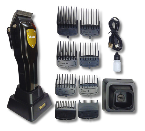 Maquina De Corte Clipper Vanta 3001 Profesional 9000rpm Color Negro