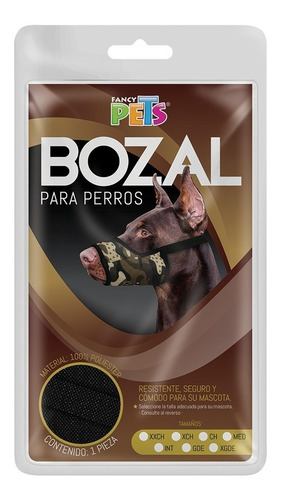 Imagen 1 de 3 de Bozal De Seguridad Para Perro Chico Raza Chica Forro Malla
