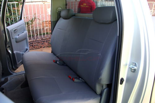 Imagem 4 de 6 de Capa Banco Couro Sob Medidas P/ Hilux Cd Srv 2014