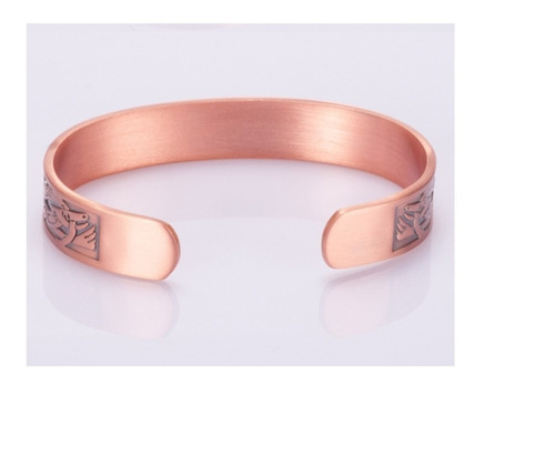 Imagen 4 de 8 de Pulsera Magnética De Cobre Hombre