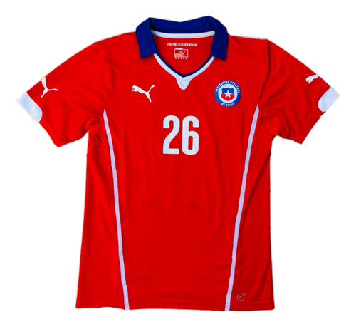 Camiseta Selección Chilena #26 Albornoz, Puma, Talla M, 2015