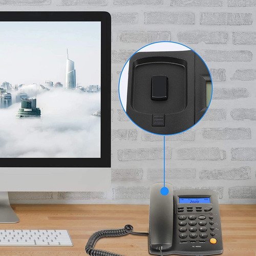 Imagen 5 de 10 de Teléfono Fijo Tc-9200 Homedesk Altavoz Identif. De Llamadas
