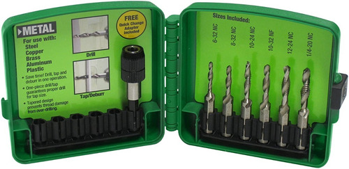 Greenlee® Dtapkit Kit De 6 Brocas - Machuelo Para Metal