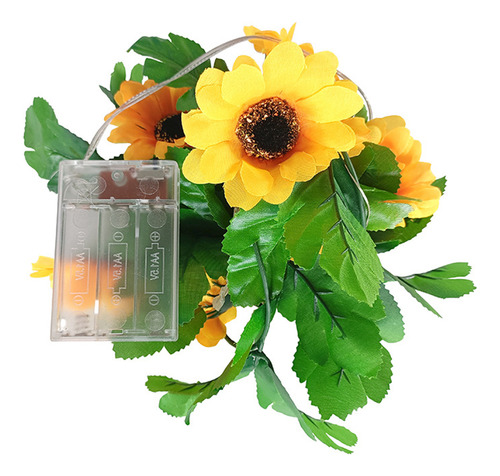 Cadena De 20 Luces Led Con Forma De Parras De Girasol, 2 M,