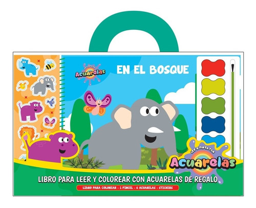 En El Bosque - Libro Con Acuarelas - Pepita Books