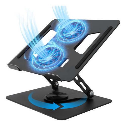 Enfriador Para Laptop, Laptops Base Giratoria De 360°, Base