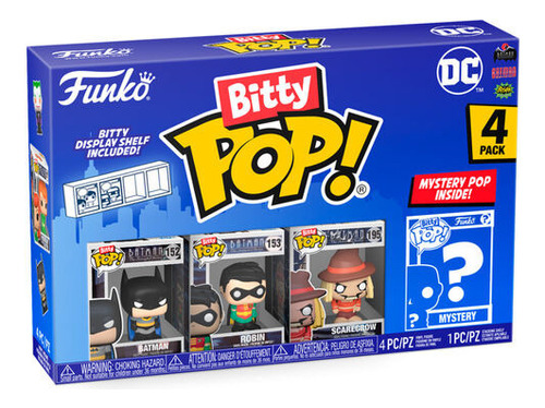 Funko Bitty Pop Comics Batman Edicion Serie 1 (4 Figuras)