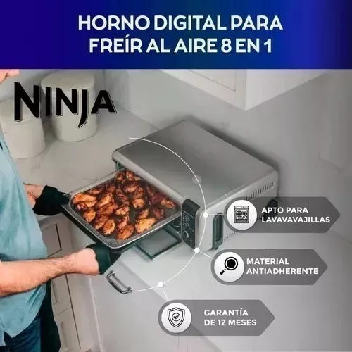 Ninja Horno Eléctrico Y Freidora De Aire 8 En 1 Sp101.