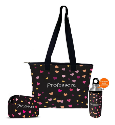 Conjunto Bolsa De Ombro Squeeze E Necessaire De Neoprene 